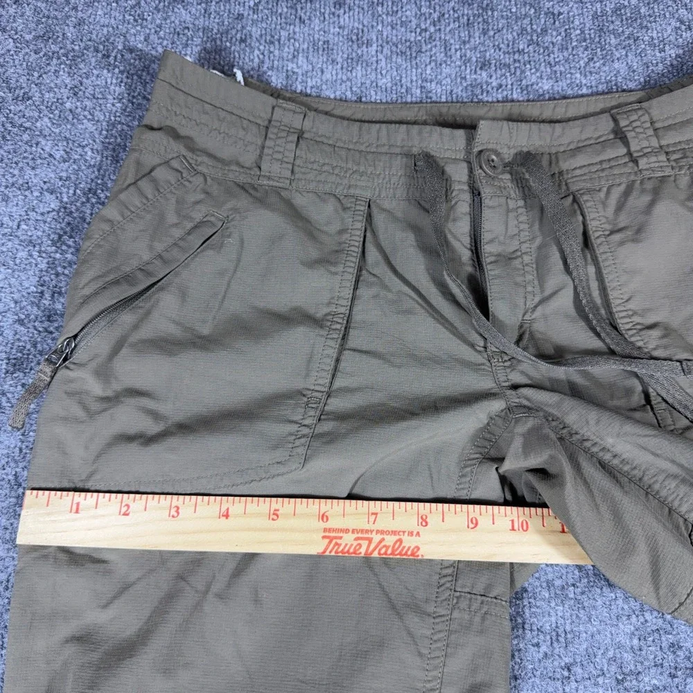 The North Face Mens Hiking Pants Olive Green Cargo Outdoor Trousers 32x31